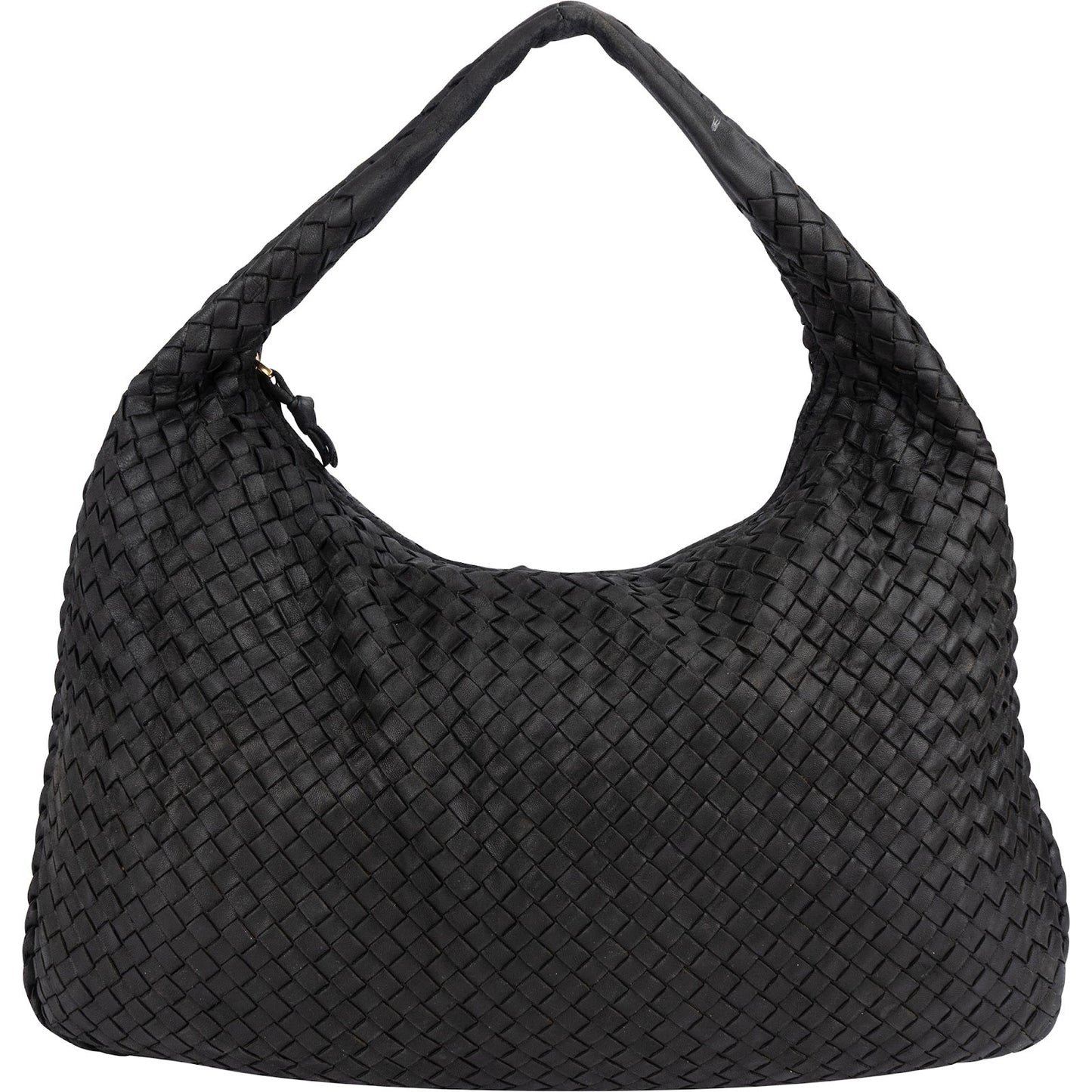Bottega Intrecciato Leather Belly Hobo Shoulder Bag