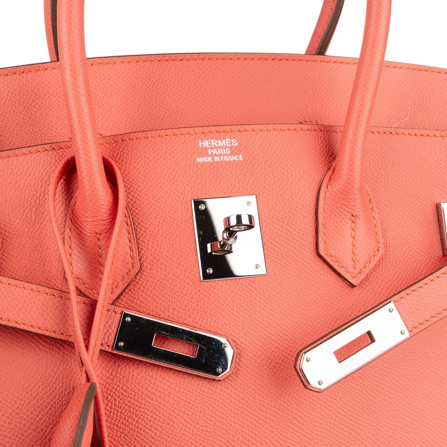 Hermès Flamingo Epsom Leather Birkin 35 Handbag
