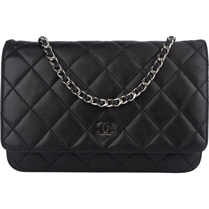 Chanel Quilted Lambskin Wallet On Chain Crossbody Bag