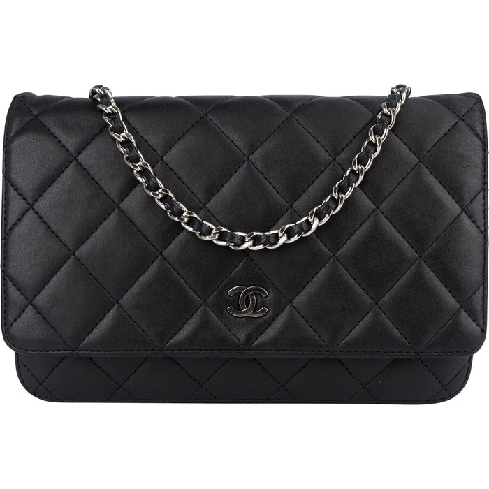Chanel Quilted Lambskin Wallet On Chain Crossbody Bag