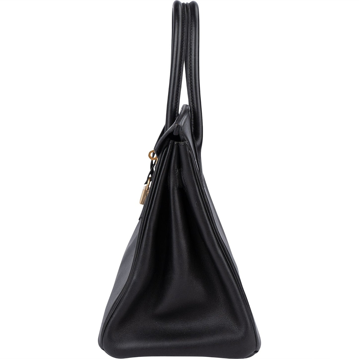 Hermès Noir Swift Leather Birkin 30 Handbag
