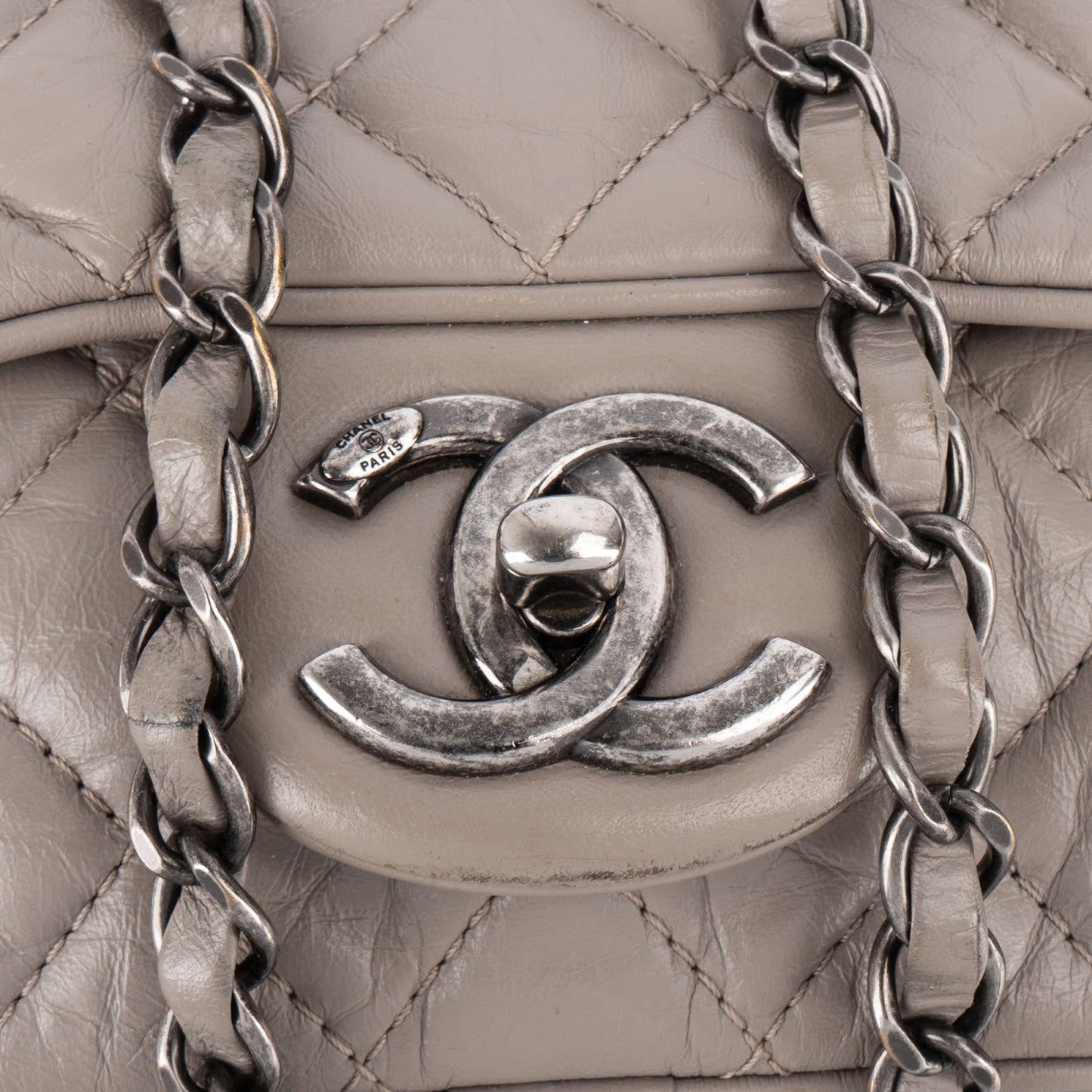 Chanel Quilted Leather Single Flap Crossbody Bag