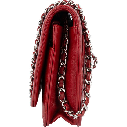 Chanel Quilted Lambskin Wallet On Chain Crossbody Bag