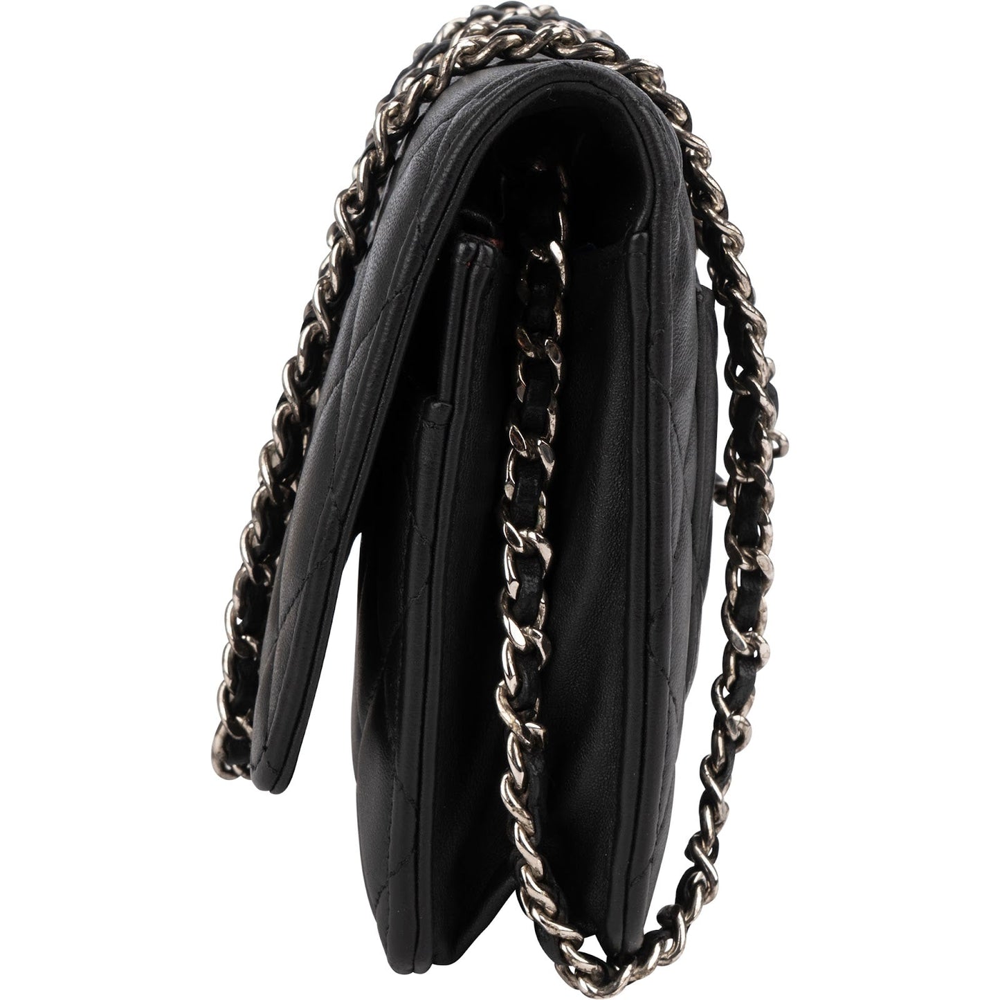 Chanel Quilted Lambskin Wallet on Chain Crossbody Bag