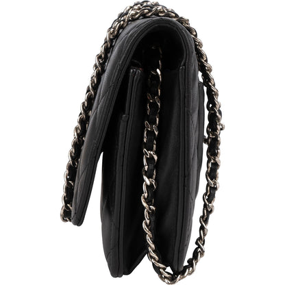 Chanel Quilted Lambskin Wallet on Chain Crossbody Bag