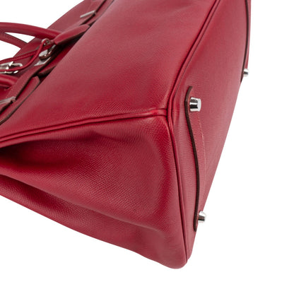 Hermès Epsom Leather Palladium Palladium Birkin 35 Handbag