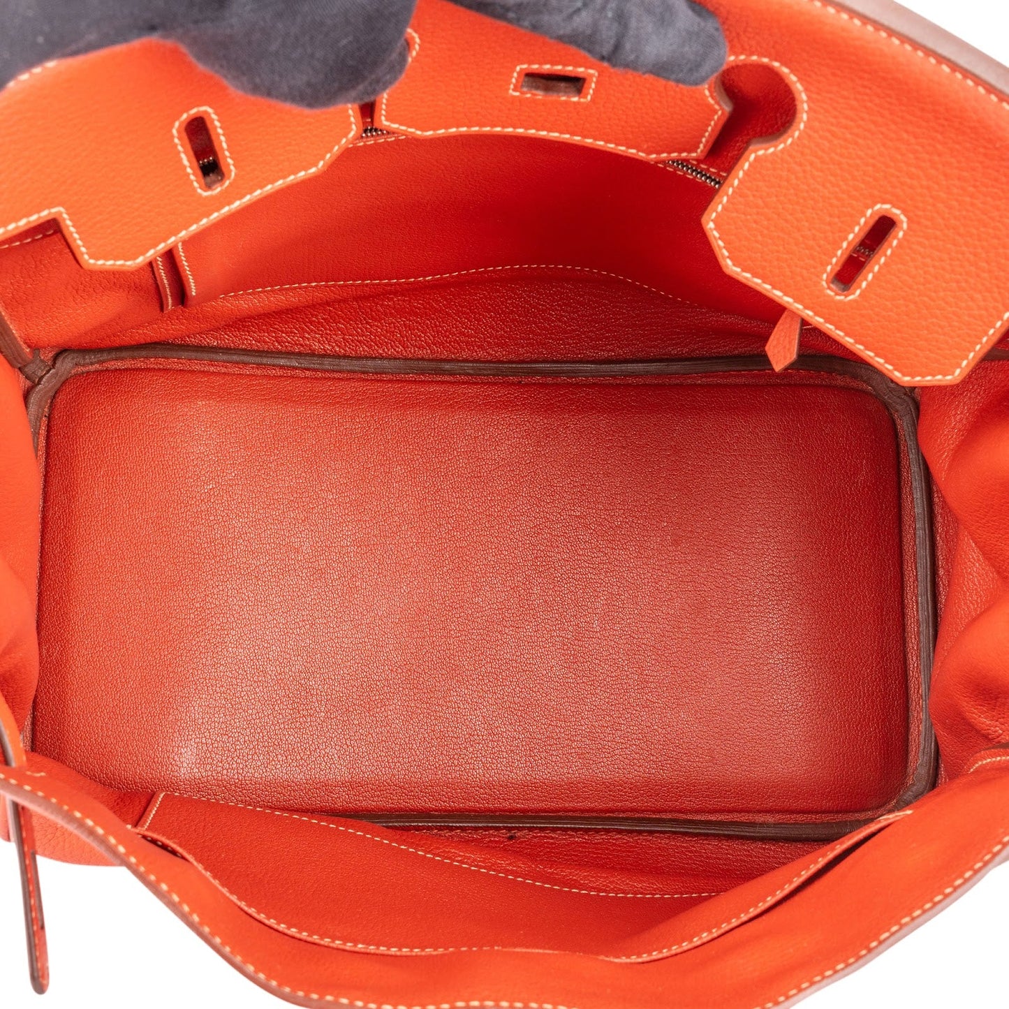 Hermès Pink Taurillon Clemence Birkin 35 Handbag Clay Red Bougainvillier
