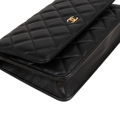 Chanel Quilted Lambskin Wallet on Chain Crossbody Bag