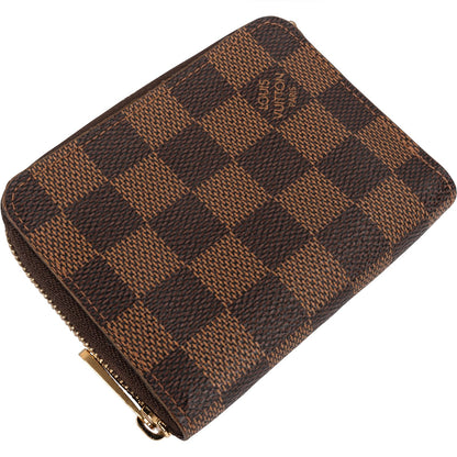 Louis Vuitton Monogram Damier Ebene Zippy Coin Wallet