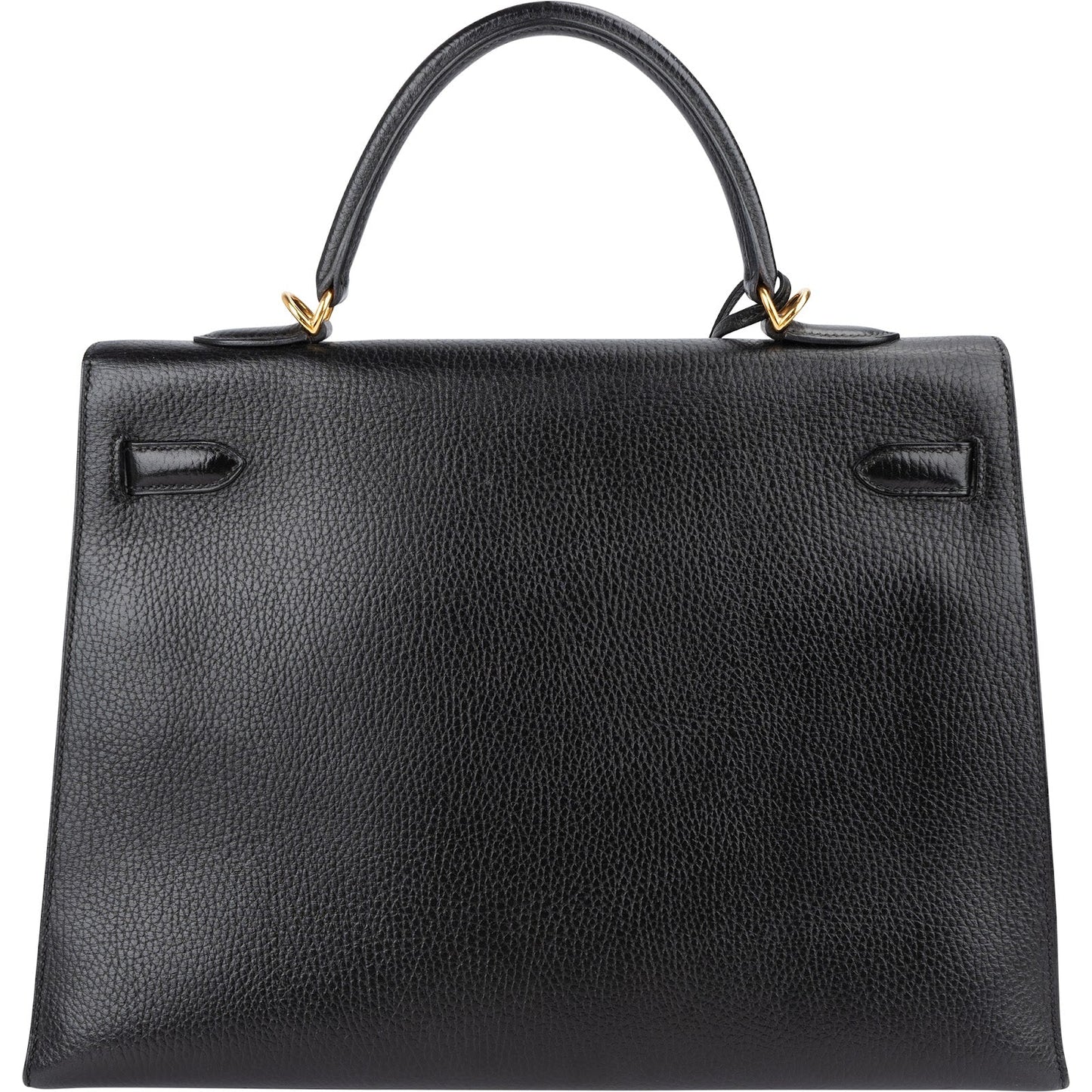 Hermès Ardennes  Leather Kelly 35 Sellier Handbag GHW