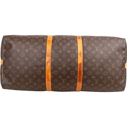 Louis Vuitton Monogram Canvas Keepall 60 Bandoulière Travel Bag