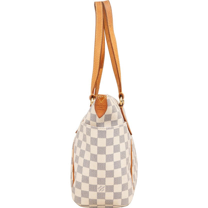 Louis Vuitton Monogram Damier Azur Canvas Totally PM Shoulder Bag