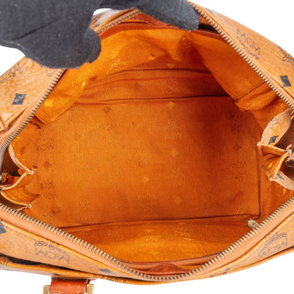 MCM Monogram Visetos Boston Handbag
