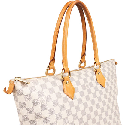 Louis Vuitton Monogram Damier Azur Canvas Saleya MM Shoulder Bag