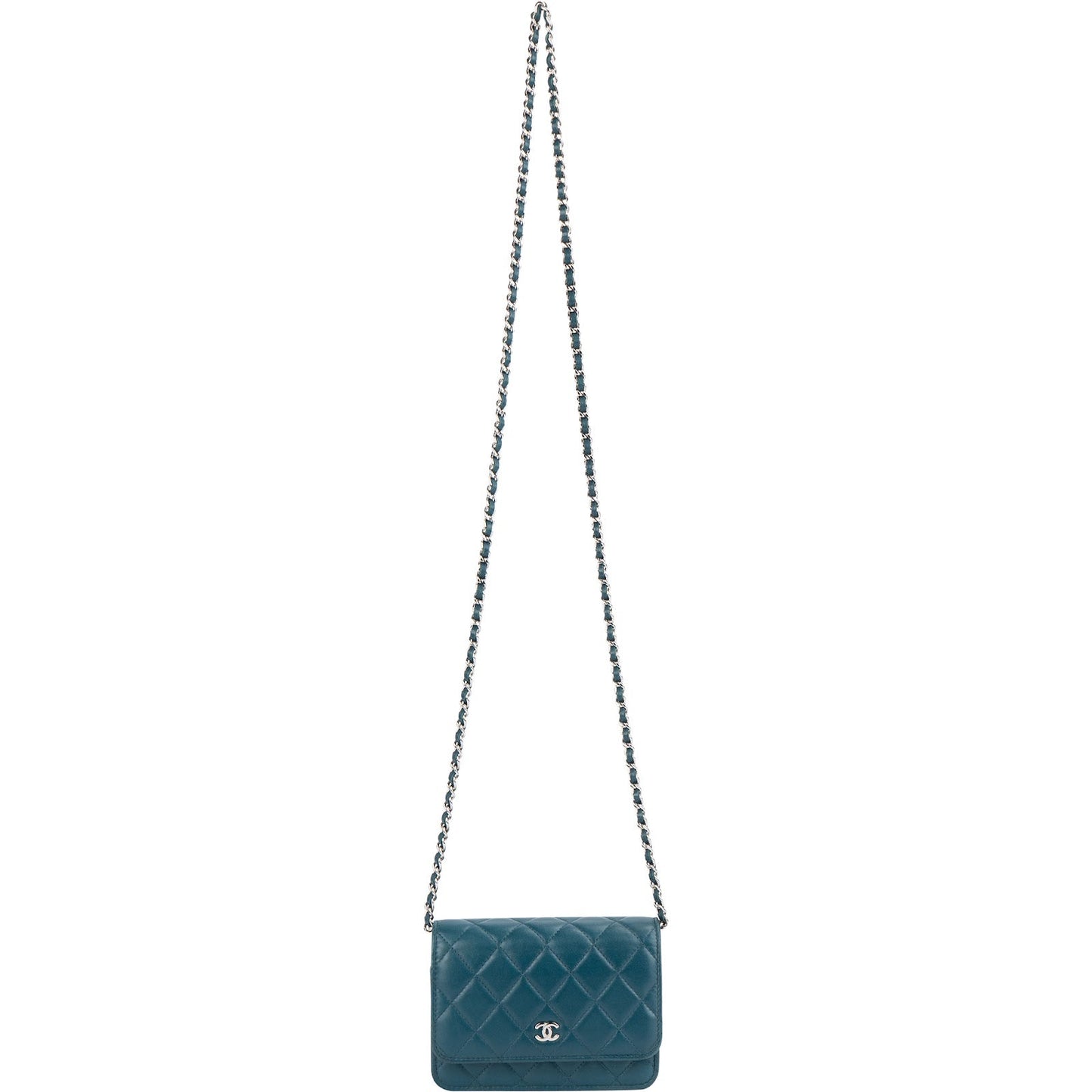 Chanel Quilted Lambskin Mini Wallet on Chain Crossbody Bag