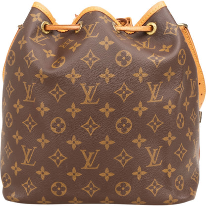 Louis Vuitton Monogram Canvas Sac Noé Petit Shoulder Bag