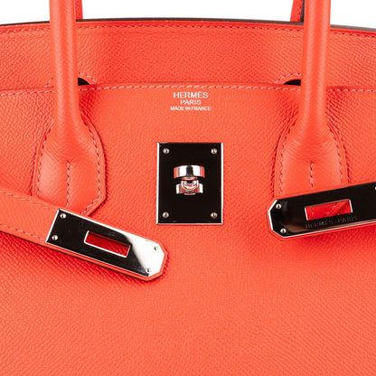 Hermès Coral Epsom Leather Birkin 30 Handbag