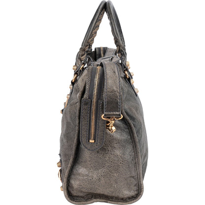 Balenciaga Leather City Handbag
