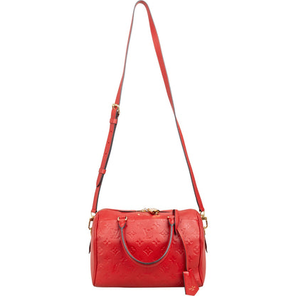 Louis Vuitton Leather Monogram Empreinte Speedy 25 Bandoulière Handbag