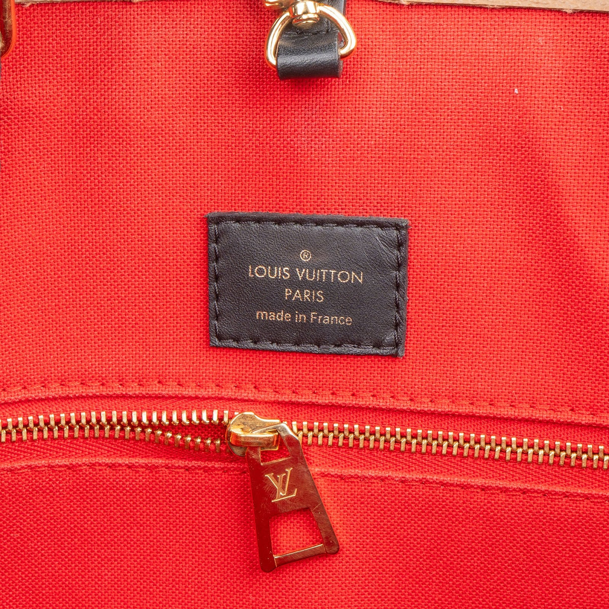 Louis Vuitton Monogram Giant Reverse OnTheGo GM Handbag