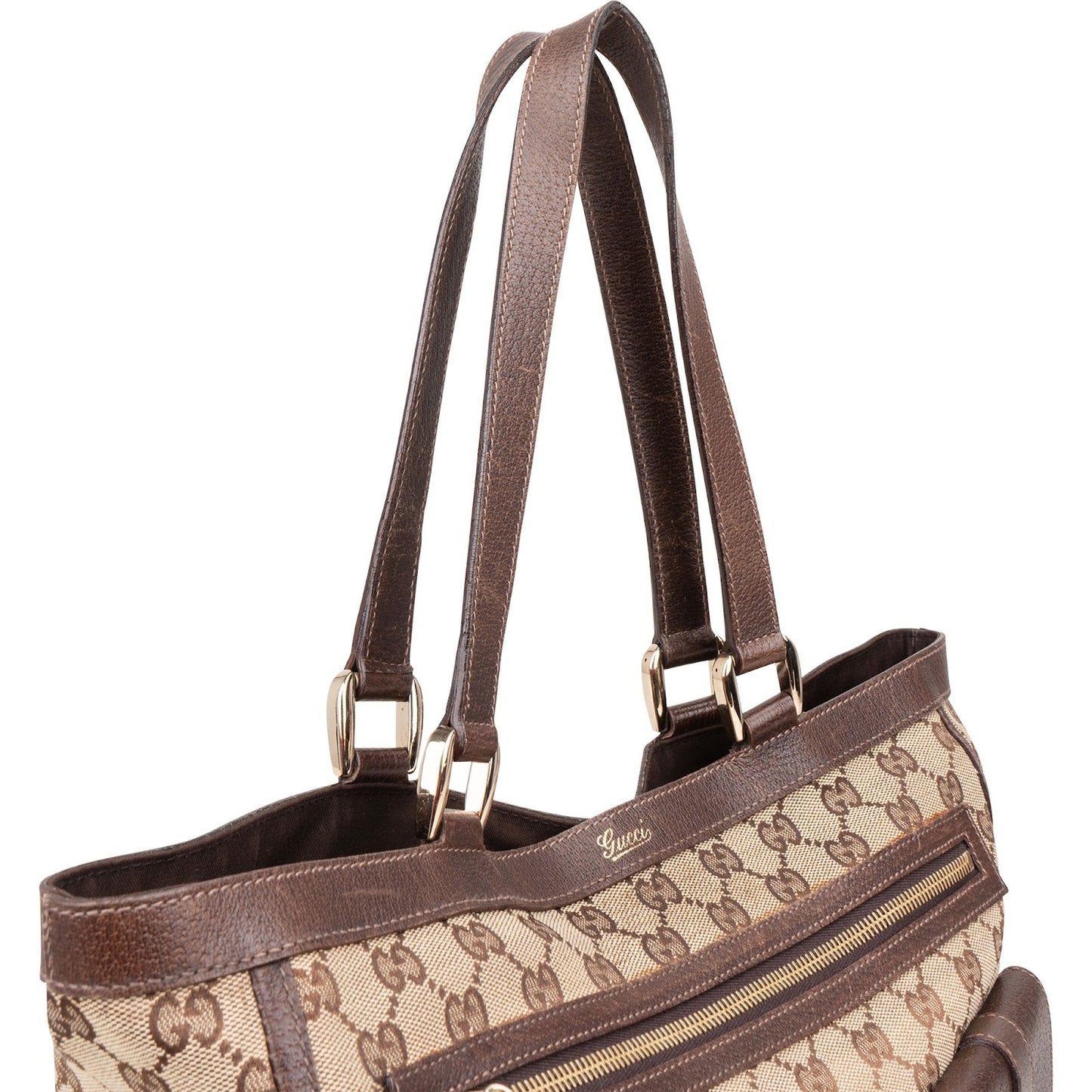 Gucci Monogram GG Canvas Abbey D-Ring Shoulder Bag