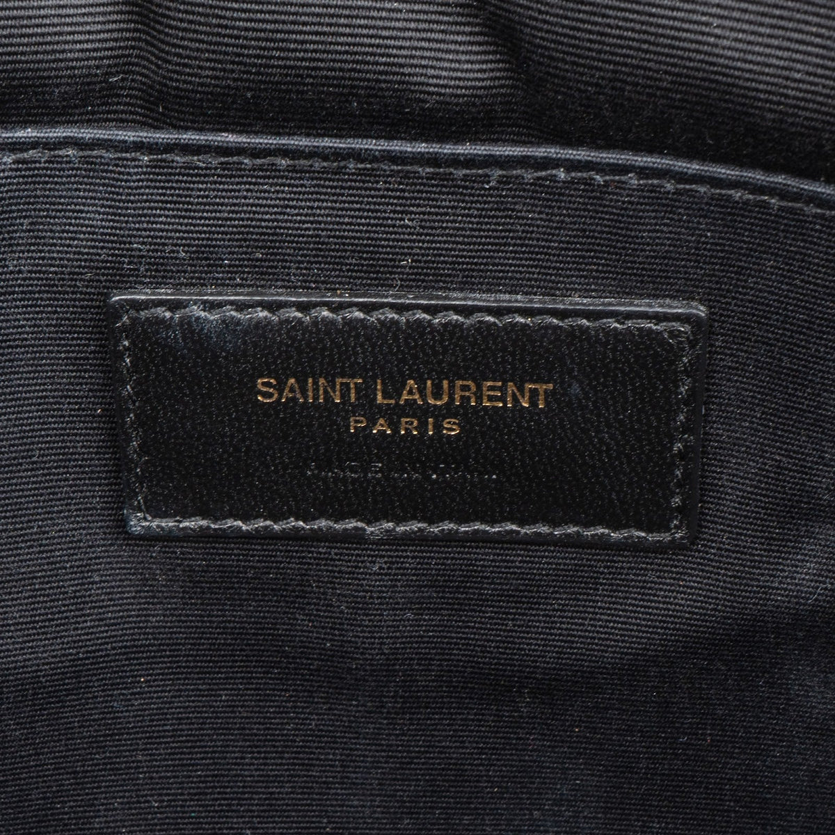 Yves Saint Laurent Quilted Leather Clutch