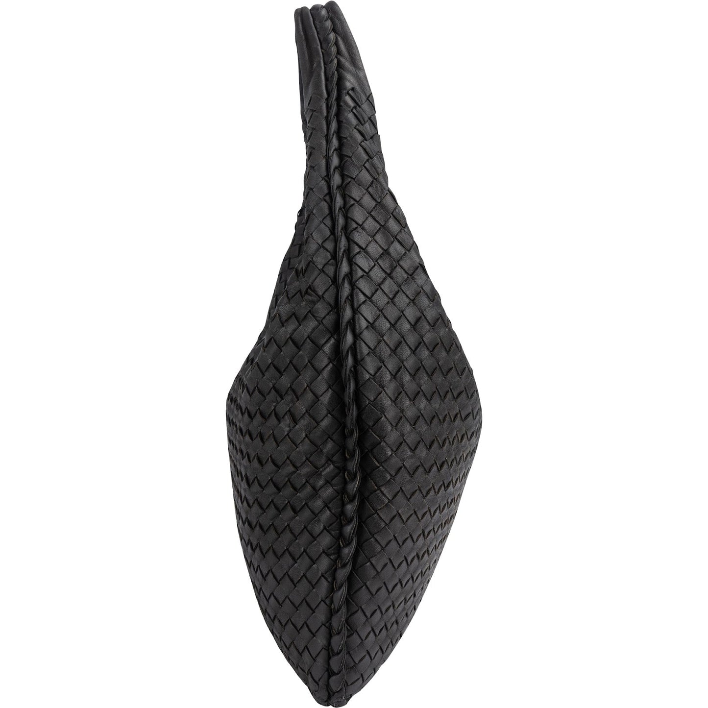 Bottega Intrecciato Leather Belly Hobo Shoulder Bag