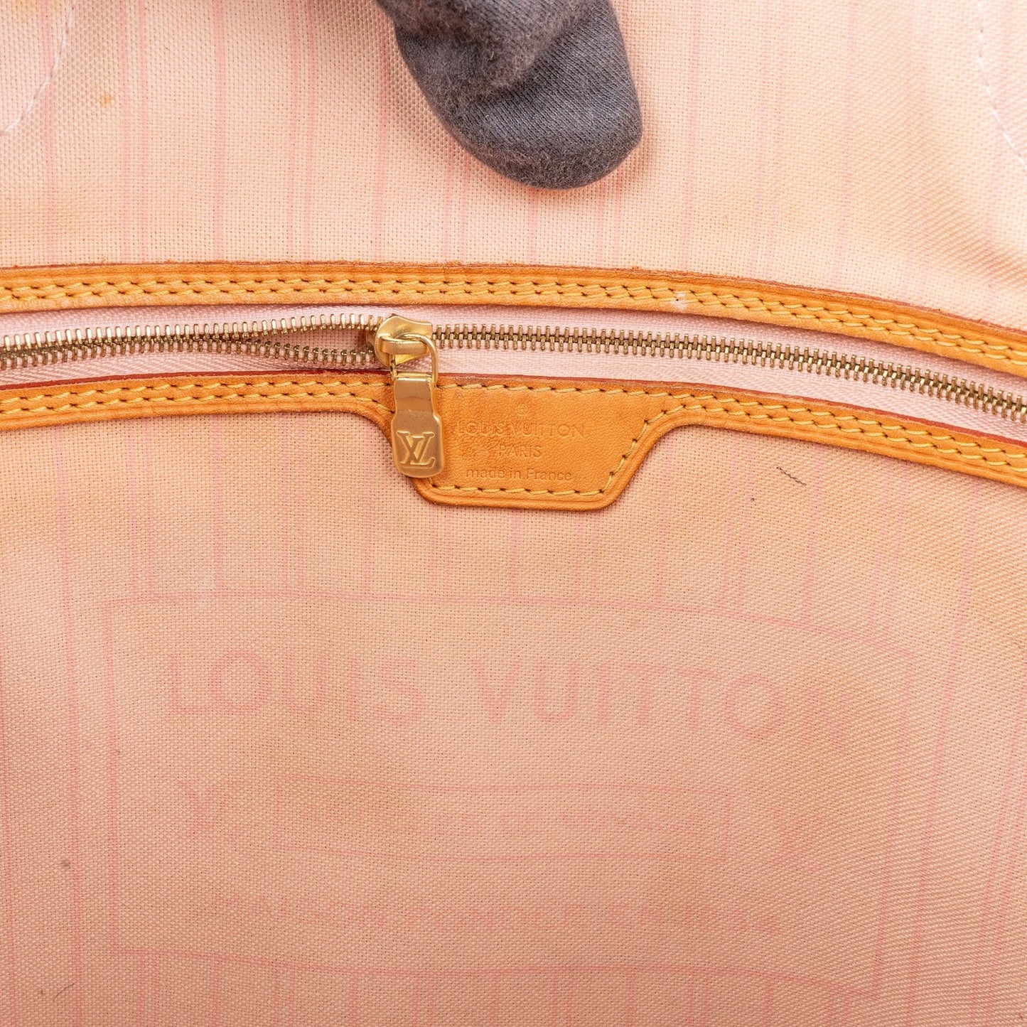 Louis Vuitton Monogram Damier Azur Neverfull MM Shoulder Bag