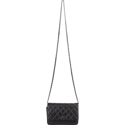 Chanel Quilted Lambskin Wallet on Chain Crossbody Bag