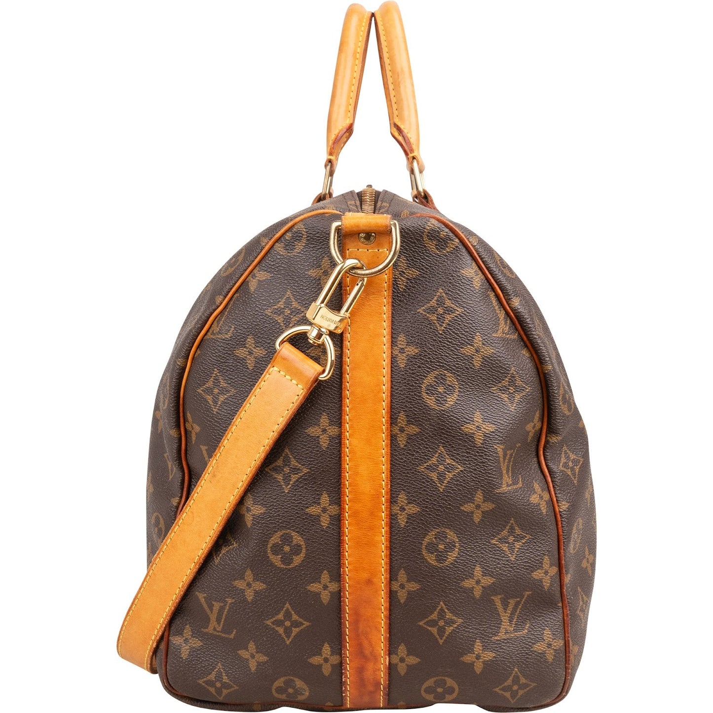 Louis Vuitton Monogram Canvas Keepall 50 Bandoulière Travel Bag