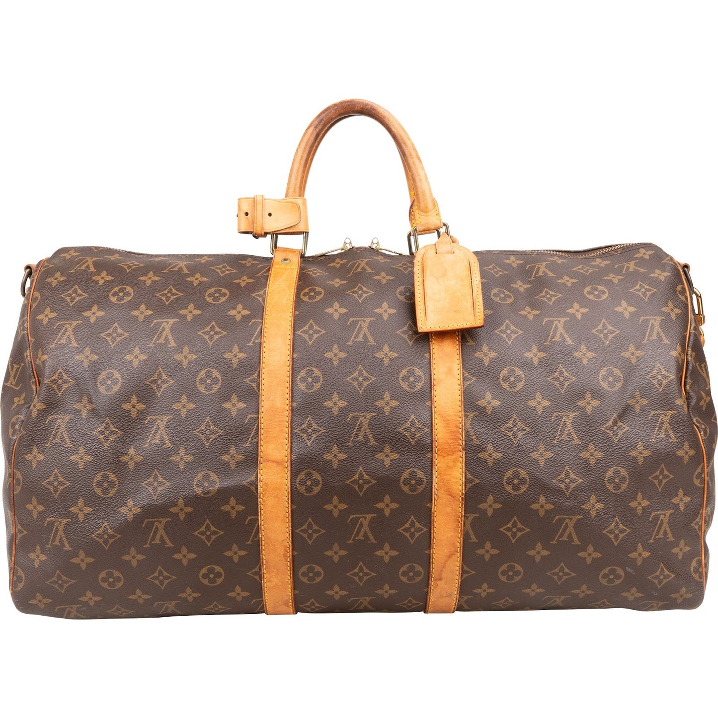 Louis Vuitton Monogram Canvas Keepall 55 Bandoulière Travel Bag