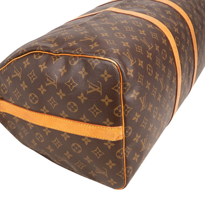 Louis Vuitton Monogram Canvas Keepall 55 Bandoulière Travel Bag