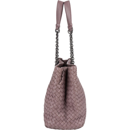 Bottega Veneta Intrecciato Leather Chain Tote Shoulder Bag