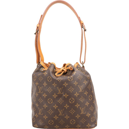 Louis Vuitton Monogram Canvas Sac Noé Petit Shoulder Bag