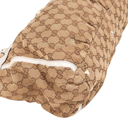 Gucci Monogram GG Canvas Abbey D-Ring Tote Shoulder Bag