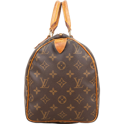 Louis Vuitton Monogram Canvas Speedy 30 Handbag