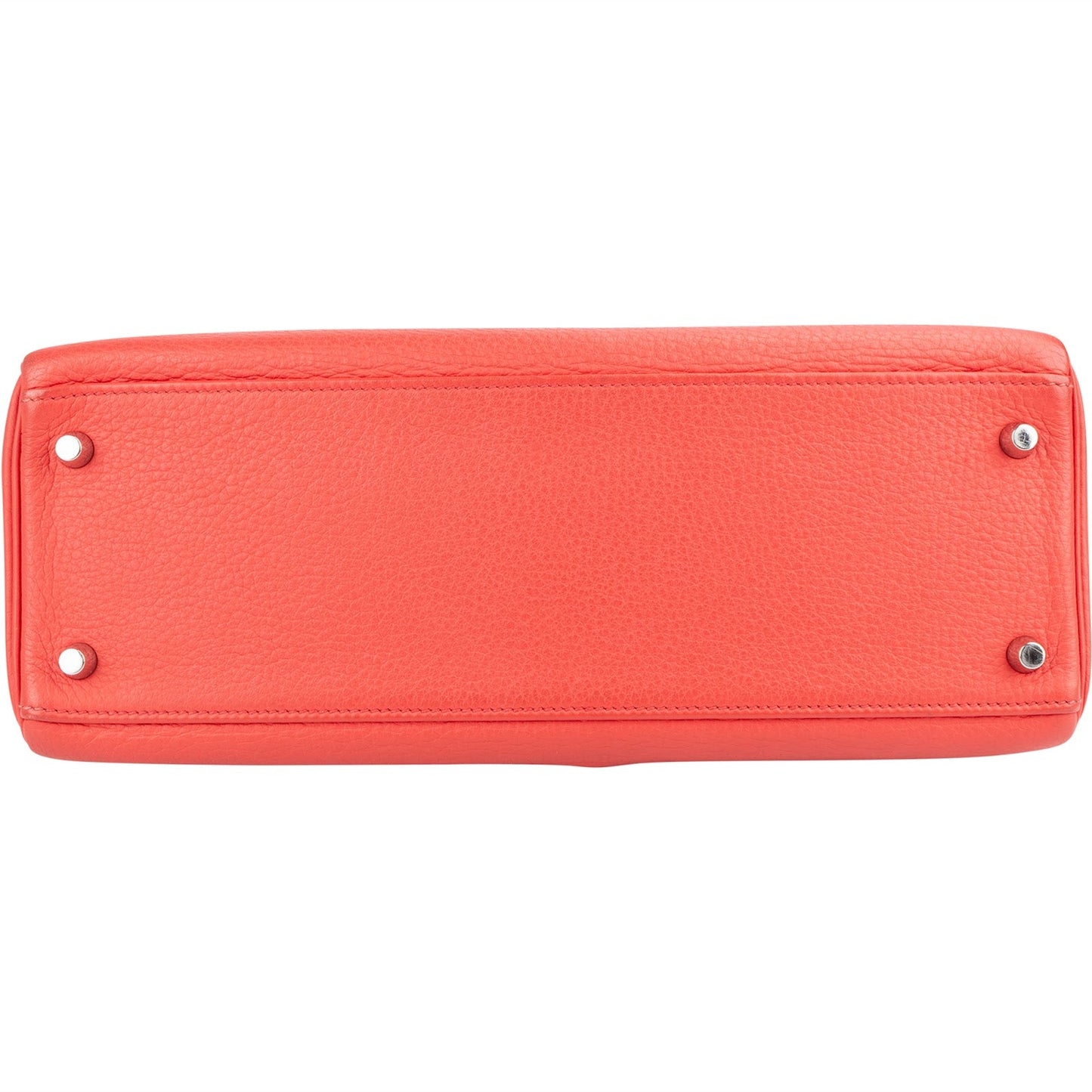 Hermès Grained Togo Leather Palladium Kelly Retourne 32 Handbag