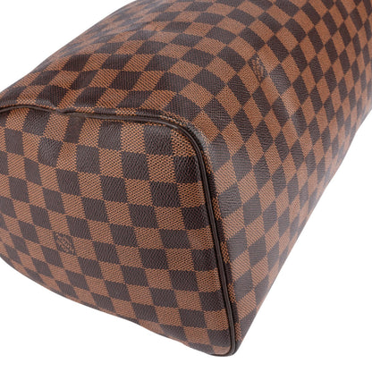 Louis Vuitton Monogram Damier Ebene Speedy 35 Handbag