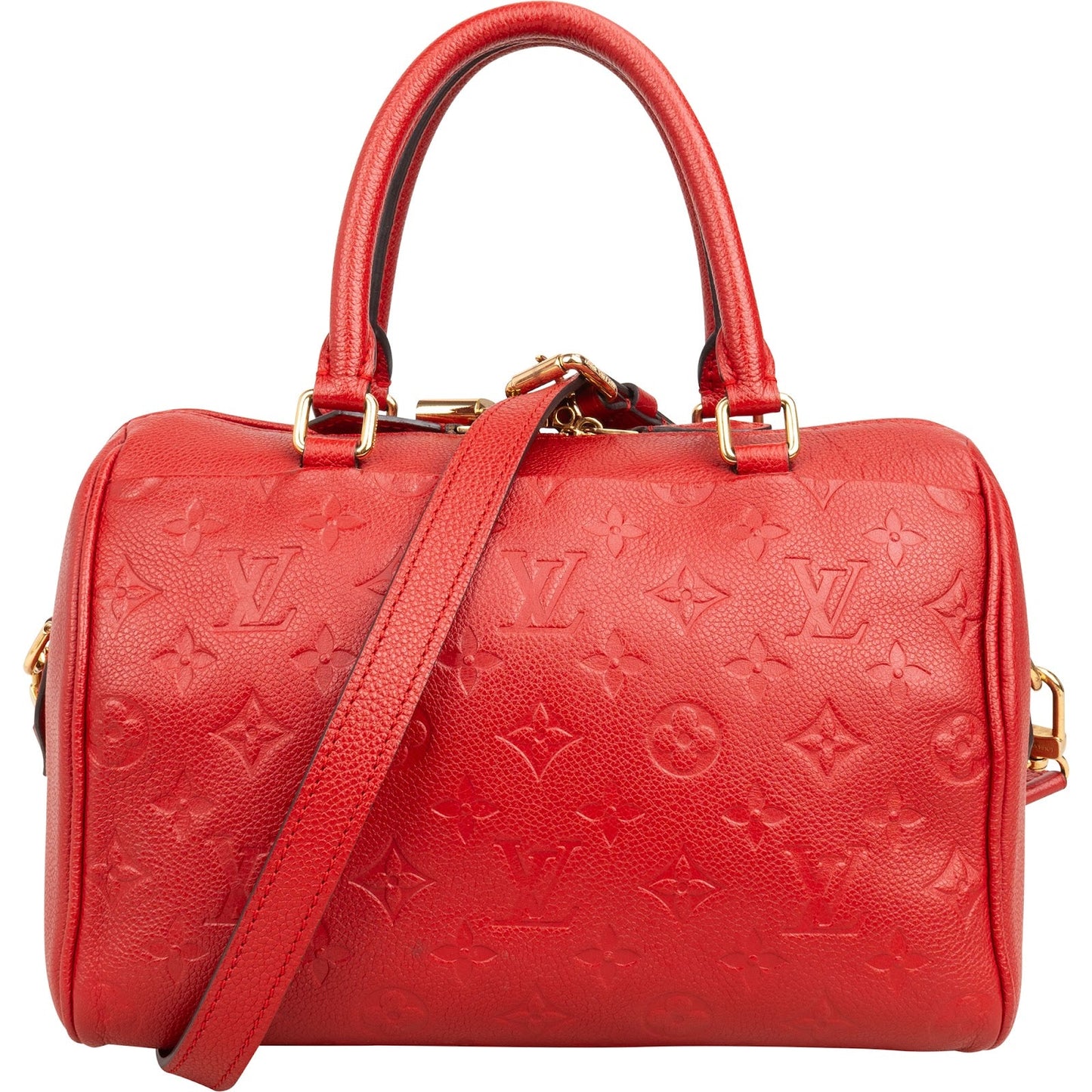 Louis Vuitton Leather Monogram Empreinte Speedy 25 Bandoulière Handbag