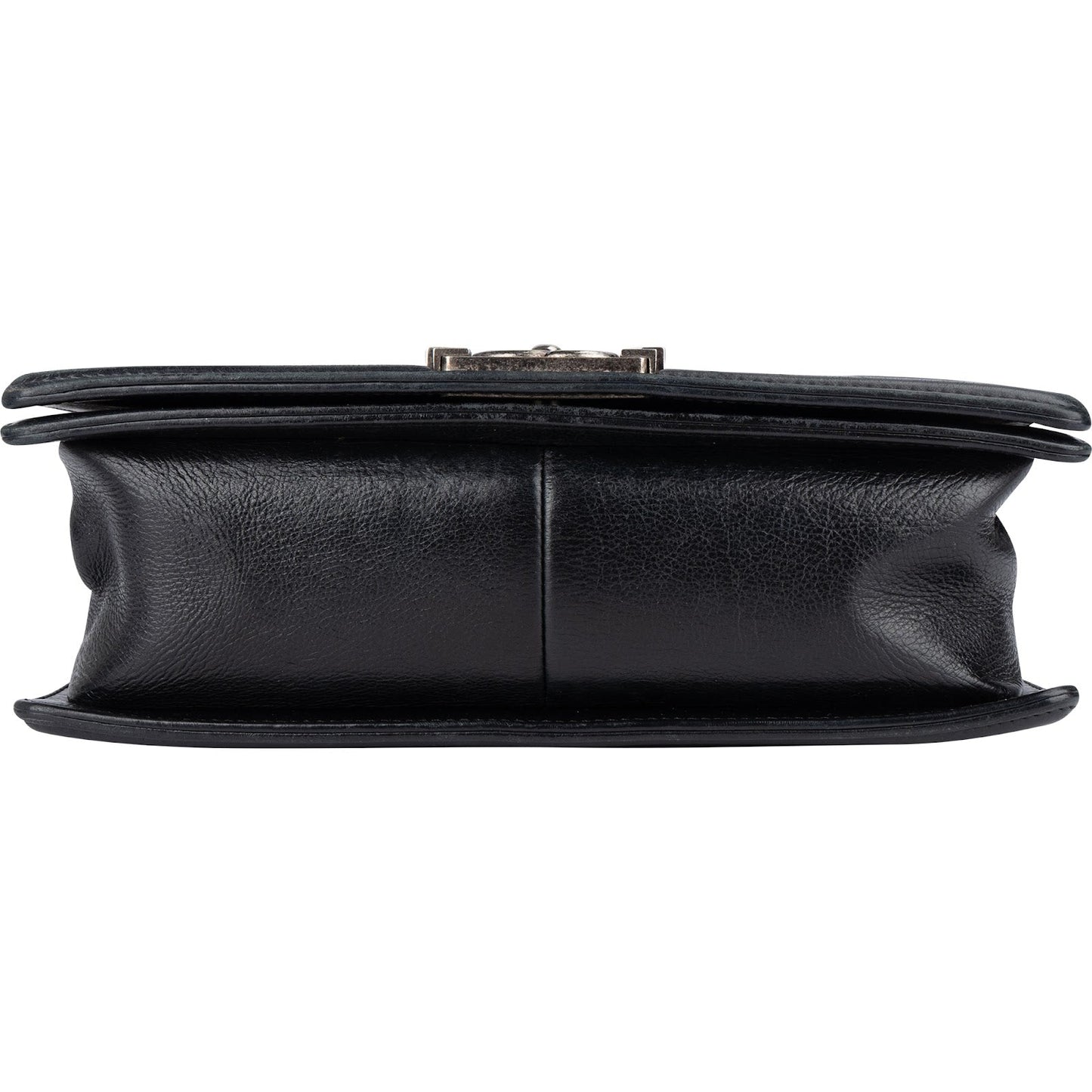 Chanel Quilted Calfskin Boy Single Flap Crossbody Bag