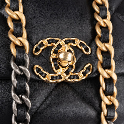 Chanel 19 Quilted Lambskin Medium Single Flap Crossbody Bag