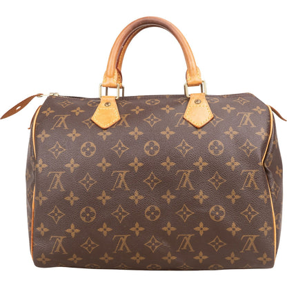 Louis Vuitton Monogram Canvas Speedy 30 Handbag