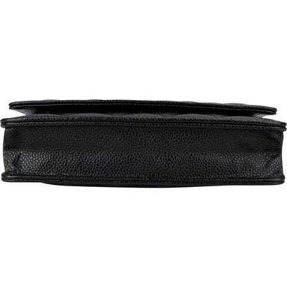 Chanel Quilted Caviar Leather Classic Wallet On Chain Crossbody Bag