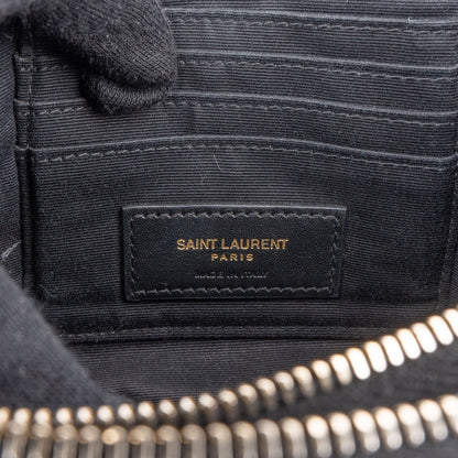 Saint Laurent Black Quilted Leather Becky Crossbody Bag