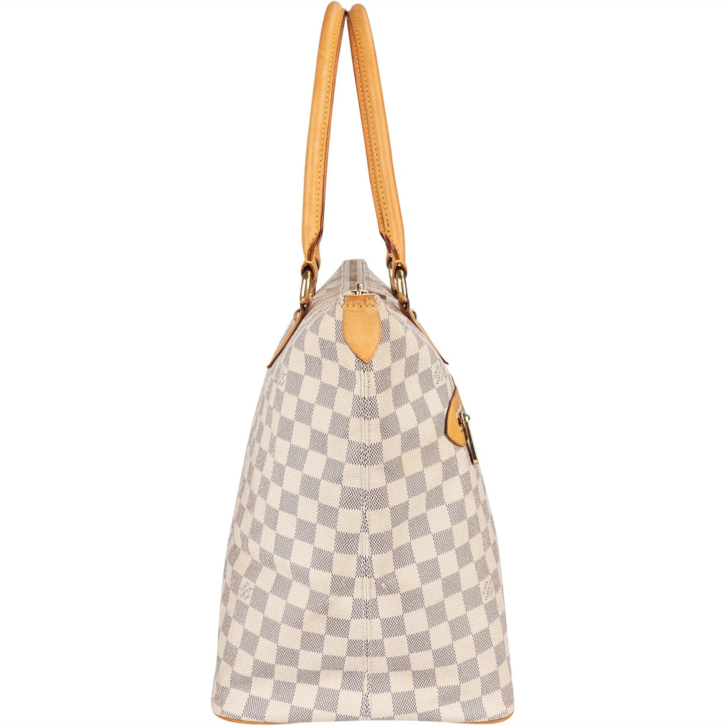 Louis Vuitton Monogram Damier Azur Canvas Saleya GM Tote Shoulder Bag