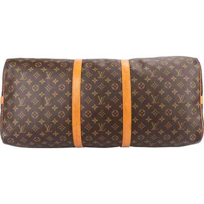 Louis Vuitton Monogram Canvas Keepall 60 Bandoulière Travel Bag