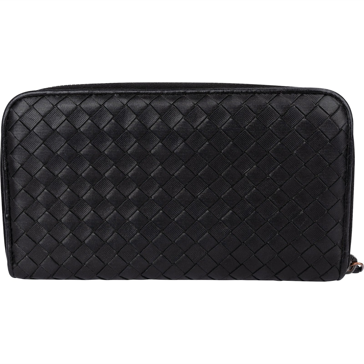 Bottega Veneta Intrecciato Leather Zip Around Wallet