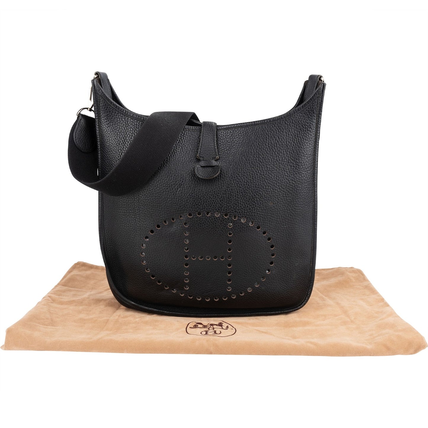 Hermès Taurillon Clemence Evelyne GM Crossbody Bag