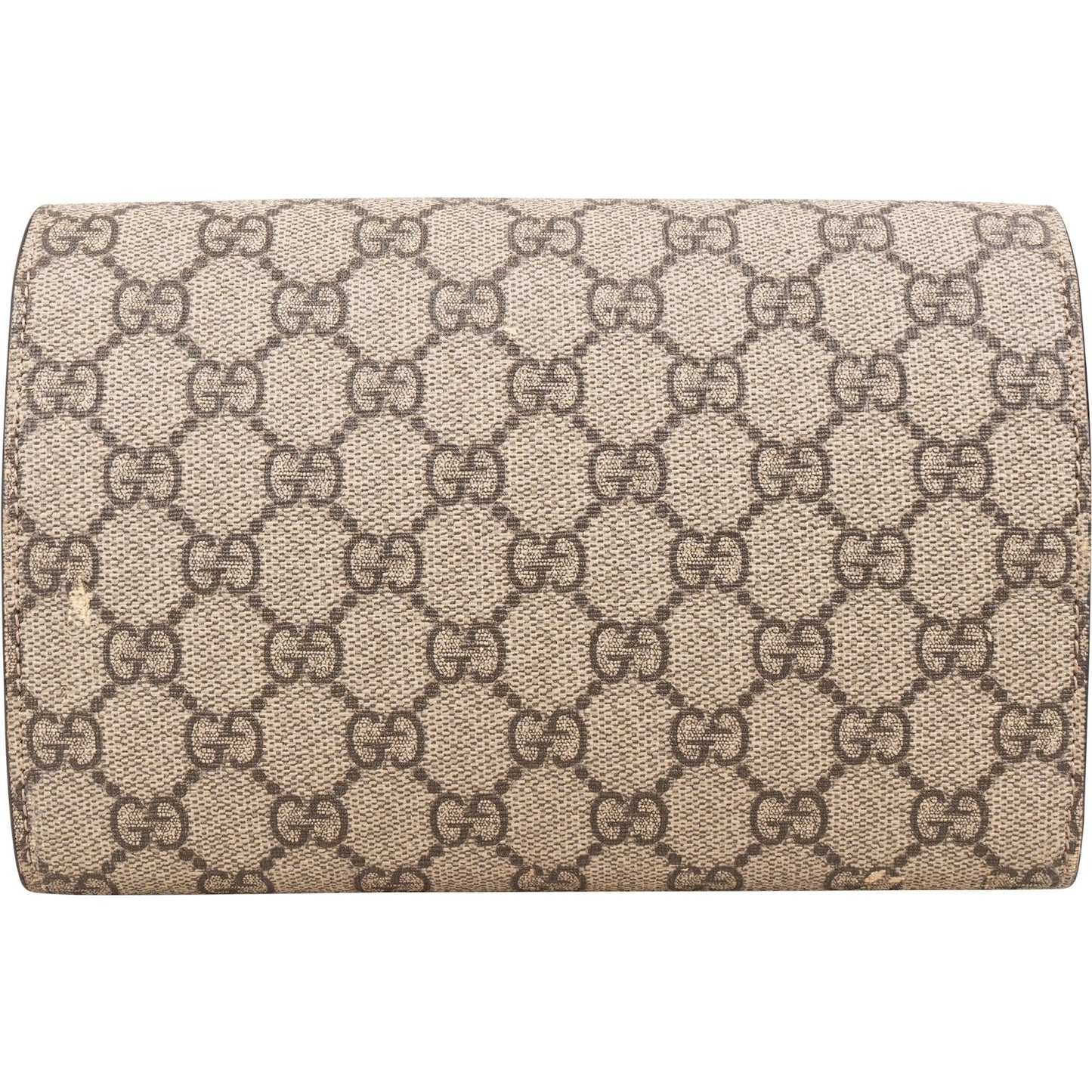 Gucci Monogram GG Supreme Canvas Dionysus Wallet On Chain Crossbody Bag