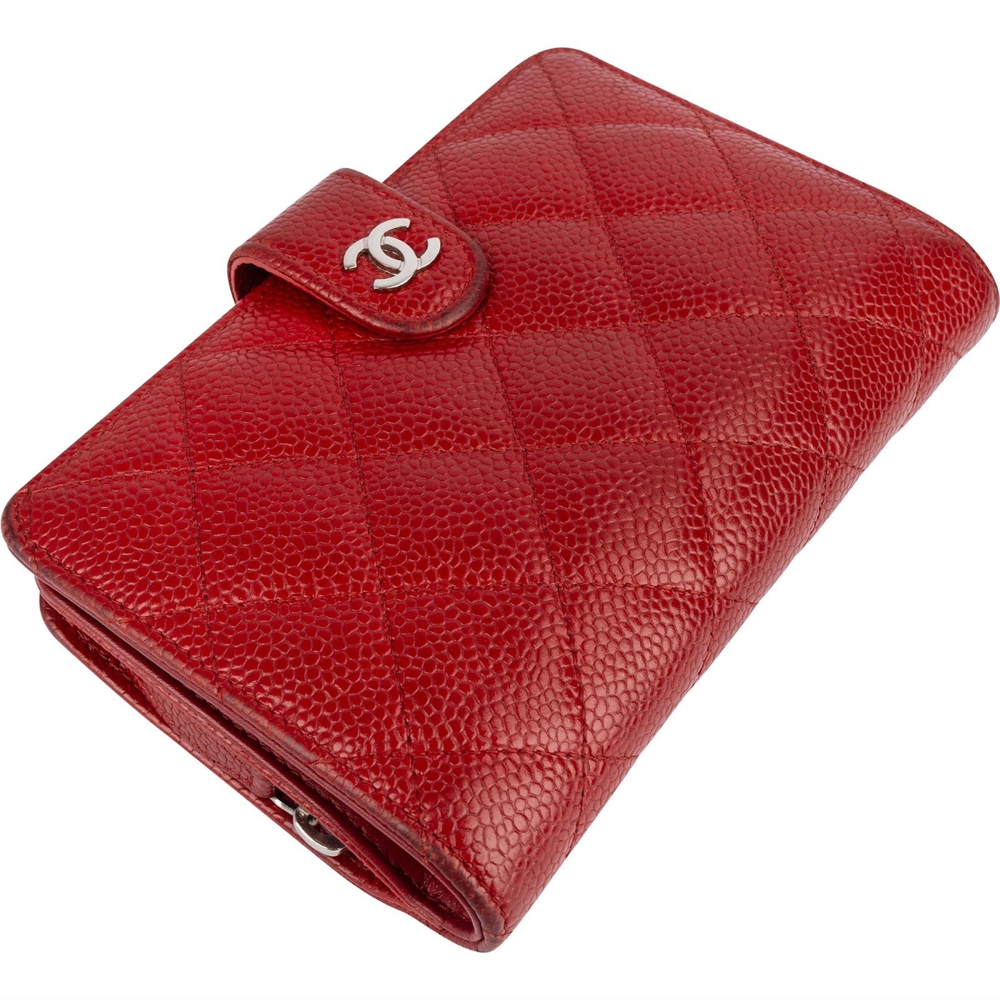 Chanel Caviar Quilted Timeless CC Bifold Wallet